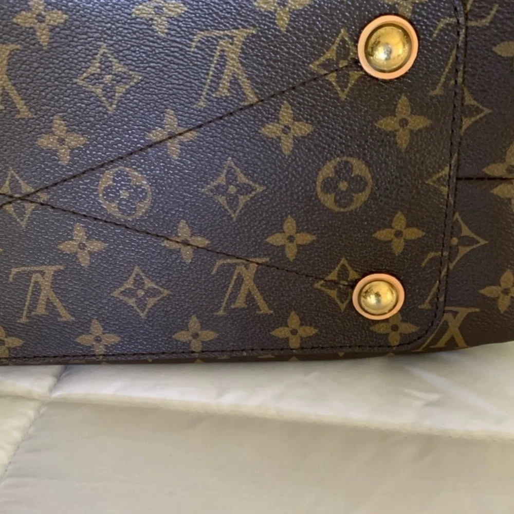 Louis Vuitton Brown and Burgundy Shoulder Bag